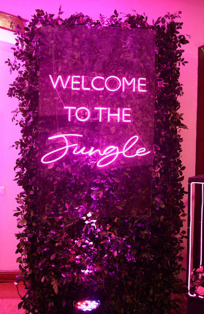 Signage and Photo-op — After Party decor — Zuri